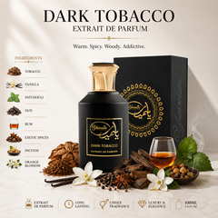 Dark Tobacco Extrait De Parfum 100ml – Luxury Unisex Oud & Tobacco Fragrance with Vanilla & Patchouli