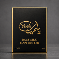 Rosy Silk Body Butter 30g– Luxury Rose Body Cream for Deep Hydration & Silky Smooth Skin