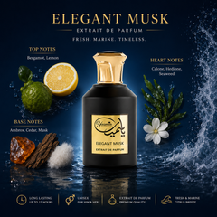 Elegant Musk Extrait de Parfum 100ml – Luxury Unisex Citrus Marine Fragrance