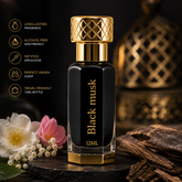 Black Musk Perfume Oil 12ML – Luxury Arabian Musk for Men & Women