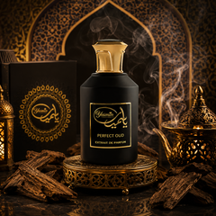 Perfect Oud Extrait de Parfum 100ml – Luxury Oud & Rose Unisex Perfume | Long Lasting Vanilla Amber Night Fragrance