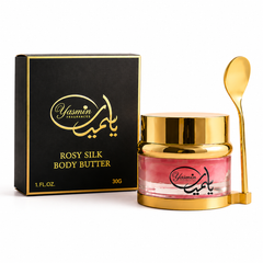 Rosy Silk Body Butter 30g– Luxury Rose Body Cream for Deep Hydration & Silky Smooth Skin