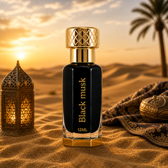 Black Musk Perfume Oil 12ML – Luxury Arabian Musk for Men & Women