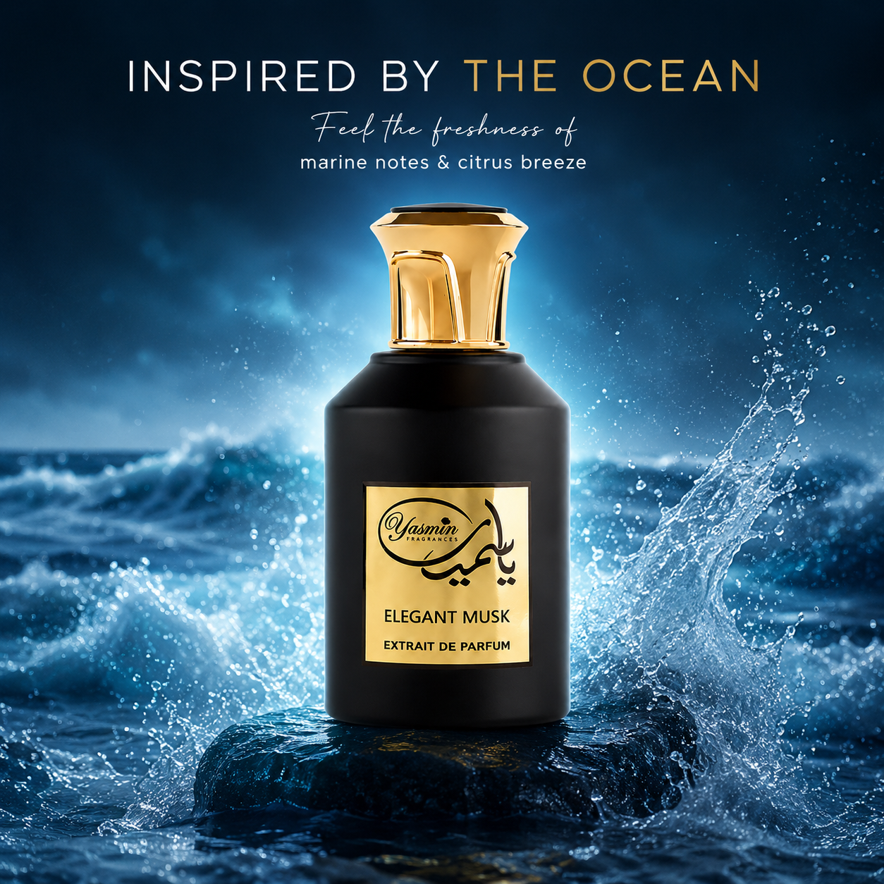 Elegant Musk Extrait de Parfum 100ml – Luxury Unisex Citrus Marine Fragrance