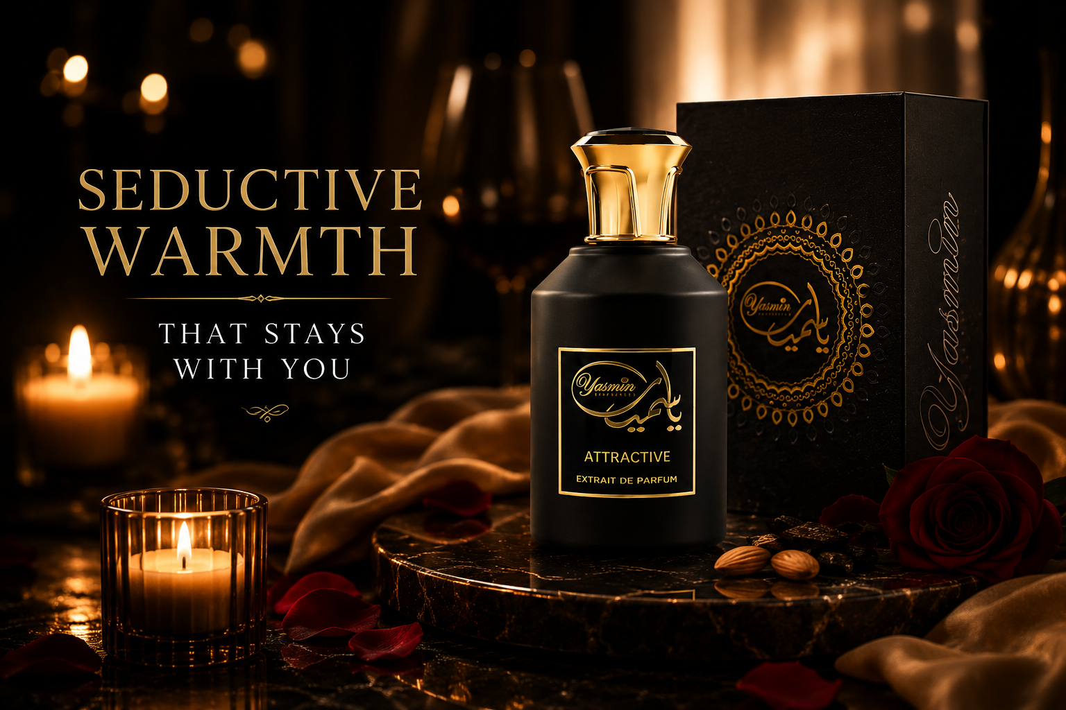 Attractive Extrait de Parfum 100ml – Luxury Vanilla & Leather Unisex Scent