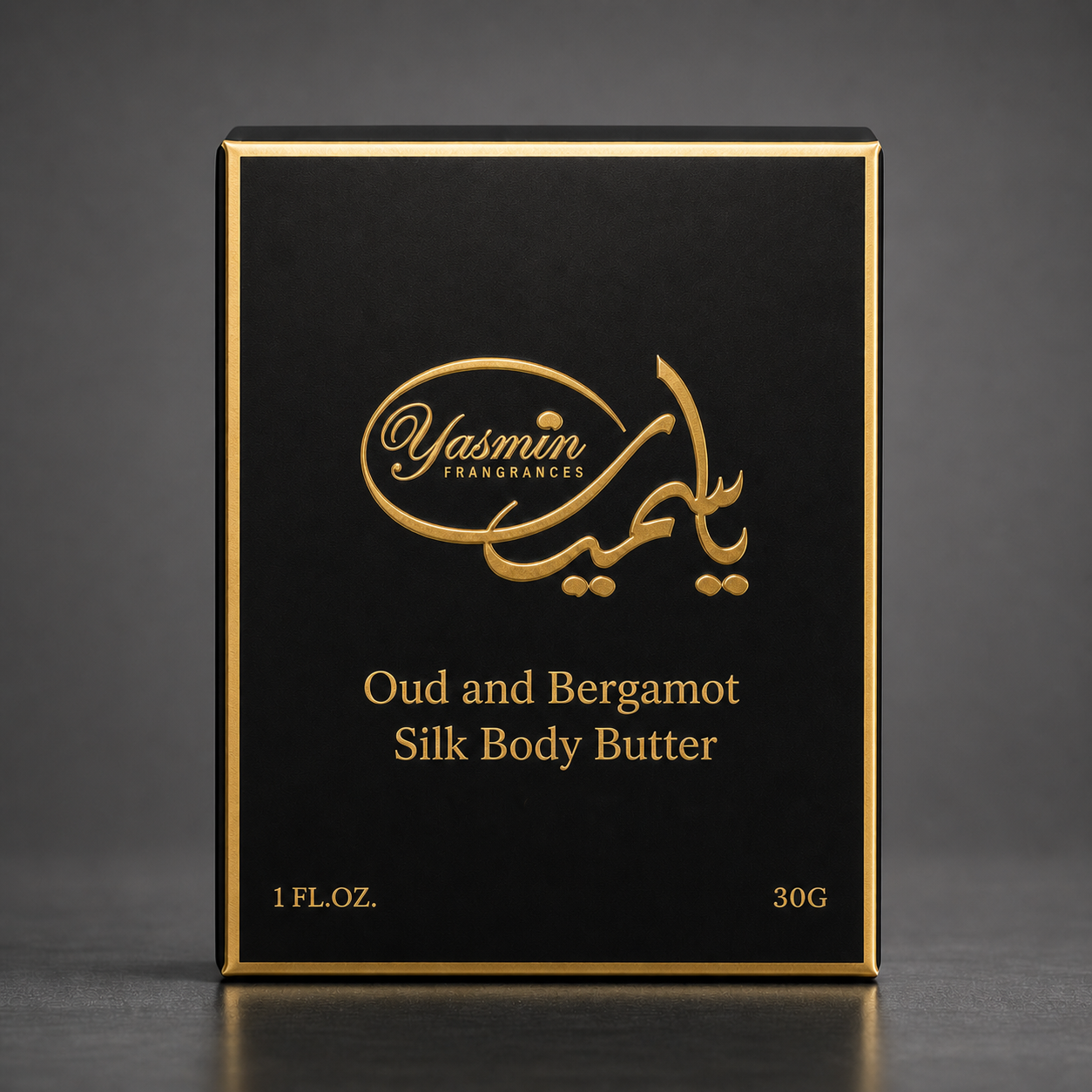 Oud & Bergamot Silk Body Butter 30g – Luxury Hydrating Body Cream for Silky Smooth Skin