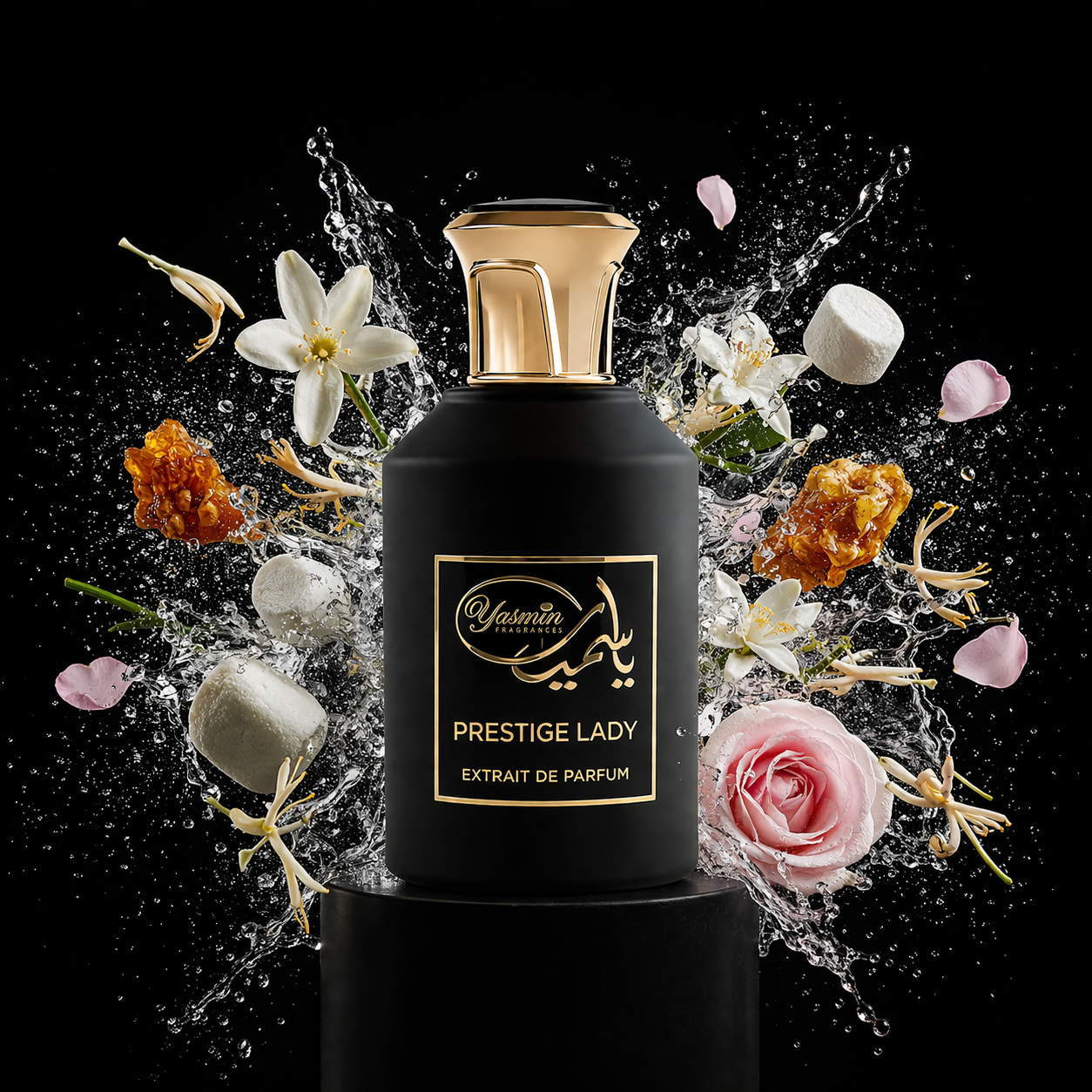Prestige Lady Eau De Parfum 100ml – Warm Floral Luxury Perfume for Women with Orange Blossom, Rose, Vanilla & Marshmallow