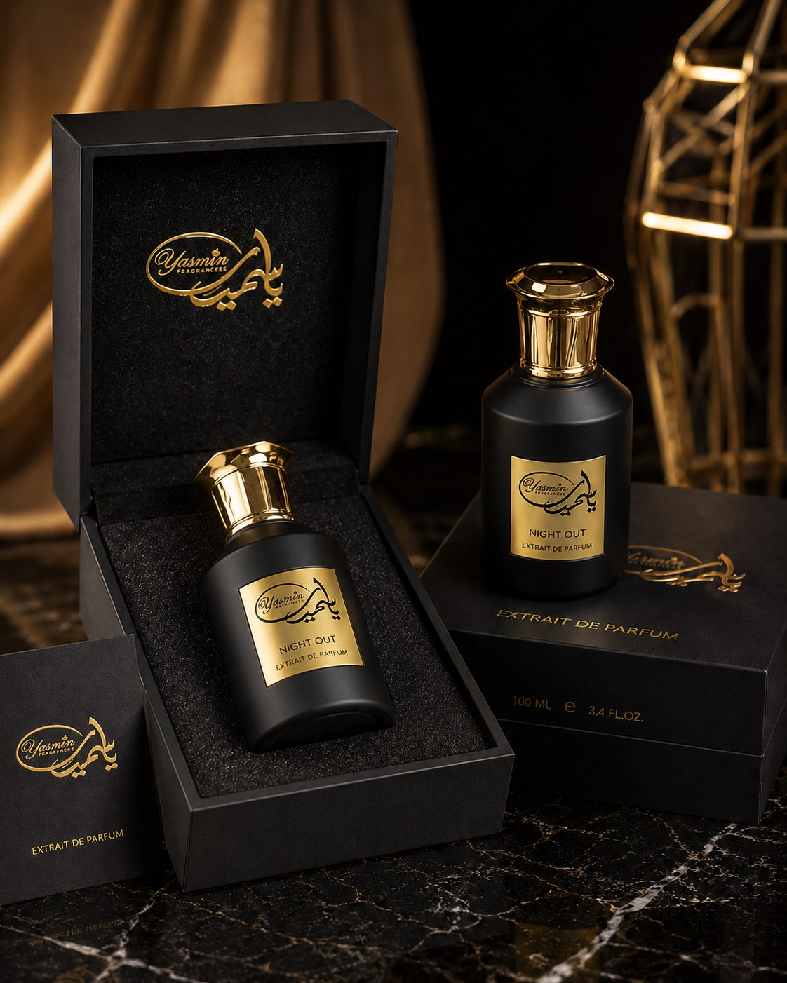 Night Out Extrait De Parfum 100ml – Luxury Oud, Amber & Mango Unisex Perfume | Long-Lasting Woody Sweet Fragrance for Men & Women