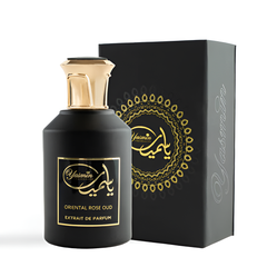 Oriental Rose Oud Extrait De Parfum 100ml – Luxury Long Lasting Unisex Oud Fragrance with Rose, Saffron & Amberwood