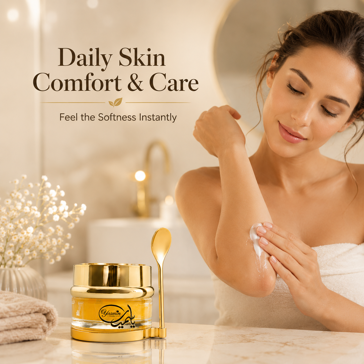 Oriental Oud Silk Body Butter – Luxury 24H Deep Moisturizing Balm for Dry Skin